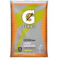 Gatorade 03967 Gatorade 51 Ounce Instant Powder Pouch Lemon Lime Electrolyte Drink - Yields 6 Gallons (14 Packets Per Case)